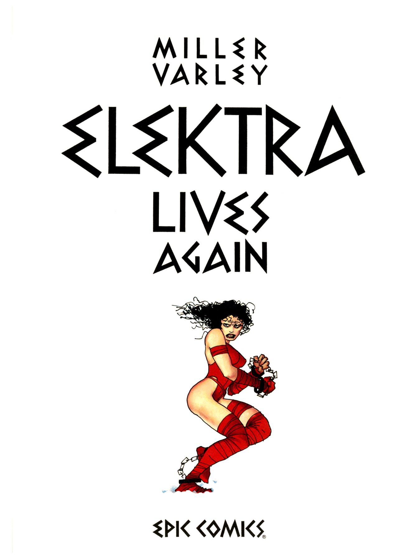 Elektra revient ! Et elle est toute rouge !