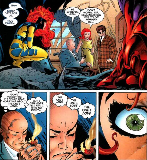 Souvenir refoulé de Xavier : l'époque où il désirait en secret Jean Grey...On le comprend non ? 