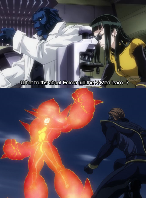 Hisako alias Armor a droit à un réel développement de son personnage qui peut rappeler celui de Kitty Pryde dans les comics