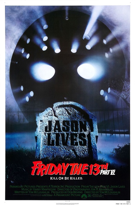 Jason est de retour et il n’est pas content !  © Paramount pictures.  Source : HalloweenWikia http://halloween.wikia.com/wiki/Friday_the_13th_Part_VI:_Jason_Lives