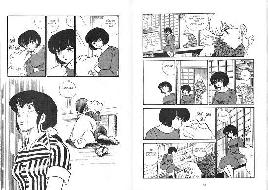 l'art de la narration de Rumiko dans une scène de transfert à lire dans le sens japonais bien sûr. © Rumiko Takahashi/Shogakukan-Tonkam
