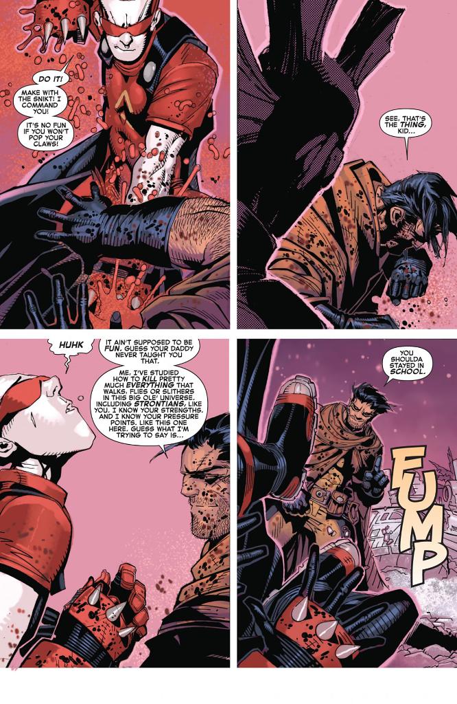Wolverine : un proviseur qui paye de sa personne.