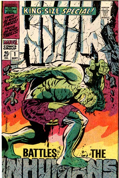 Retour aux sources : Hulk par Marie Severin dans les années 70