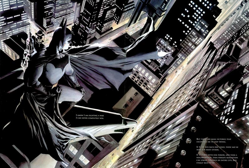 Une vue imprenable sur Gotham et son Dark Knight