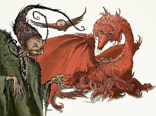 Malvéliande et le dragon