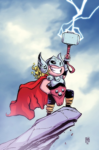 Thor goddess par Skottie Young