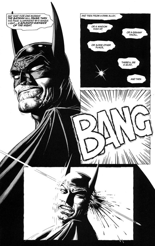 La mort de Batman, par Brian Bolland