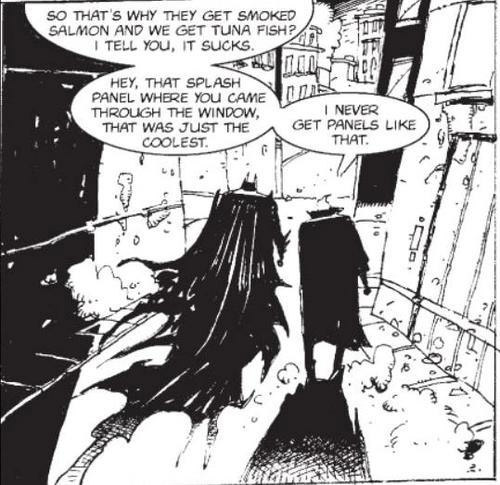 Batman et le Joker, prisonniers de leurs rôles, par Gaiman/Bisley