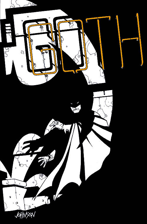 Batman vu par Dave Jonhson pour la couverture de Gotham Knights n°1