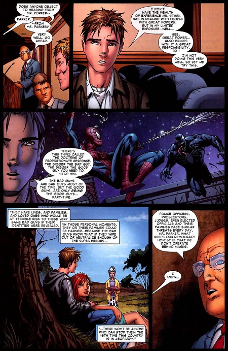 Peter Parker défend la cause des super-héros au Parlement !