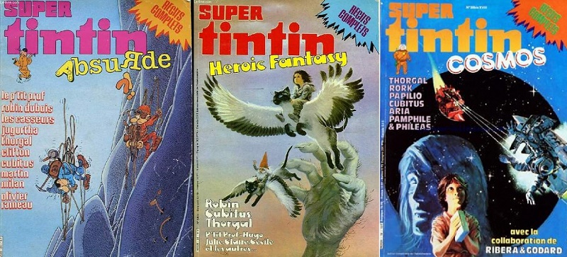 Trois petites histoires publiées comme autant de bonus dans le journal Super Tintin !