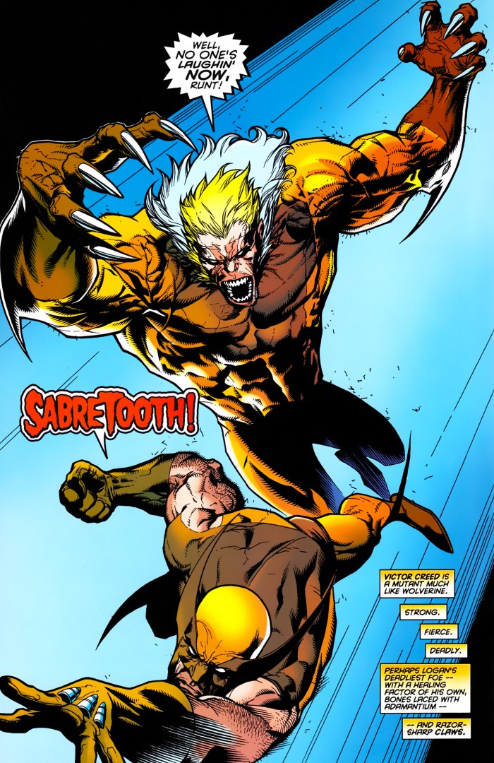 Wolverine # 145 : le retour de l'adamantium et de Sabretooth pour des abventures fades pour ne pas dire autre chose....