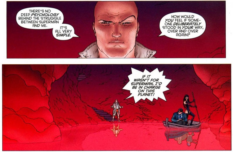 Lex Luthor et son sourcil machiavélique....