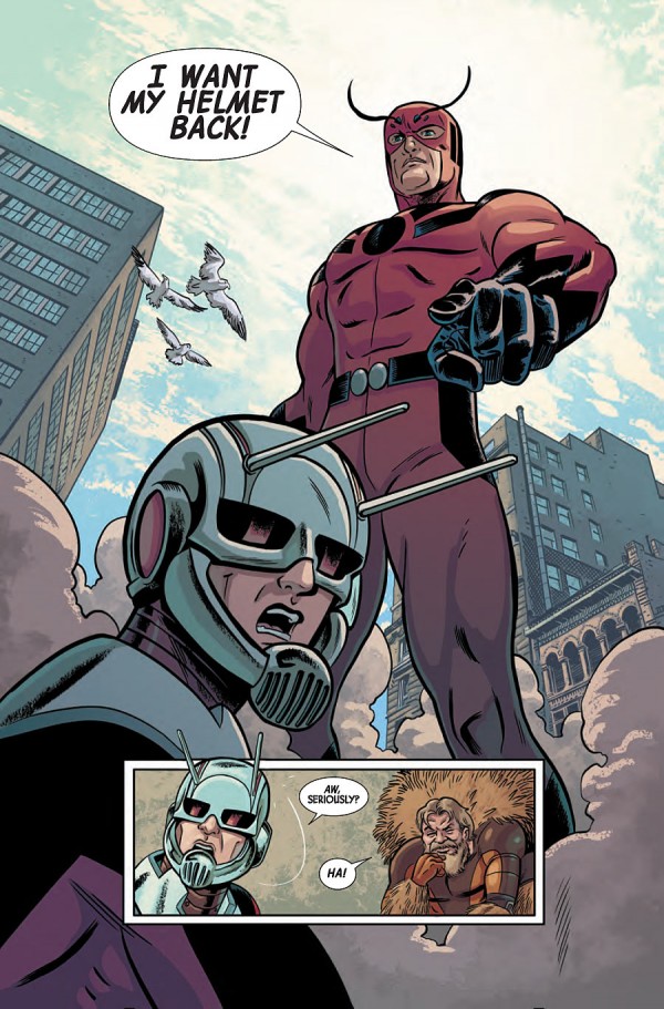 Hank Pym vient reprendre son costume d'Ant-Man