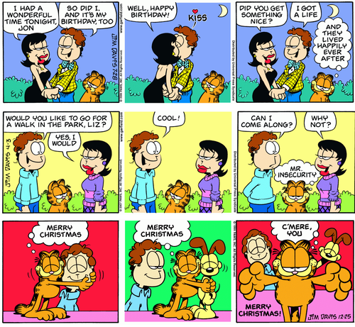Garfield, c'est aussi plein de jolis sentiments 