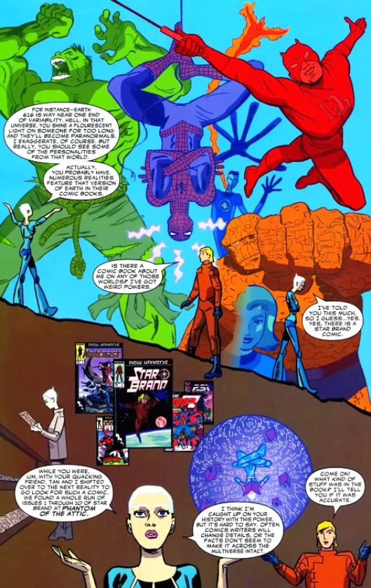 Le lien entre l'univers Marvel et le New Universe 