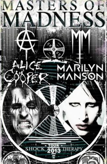 Alice et son fils spirituel Marilyn Manson 
