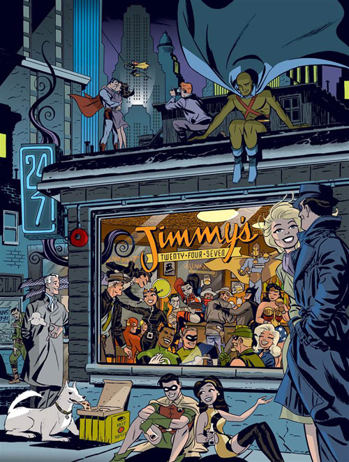 Couverture de « Graphic Ink », un artbook sur le DC Universe sorti en 2015