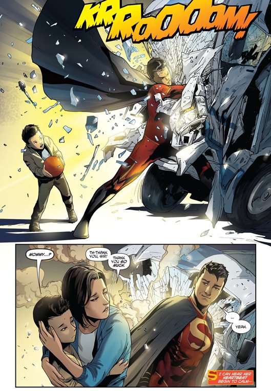 Ce Super-Man sauve aussi des vies. 