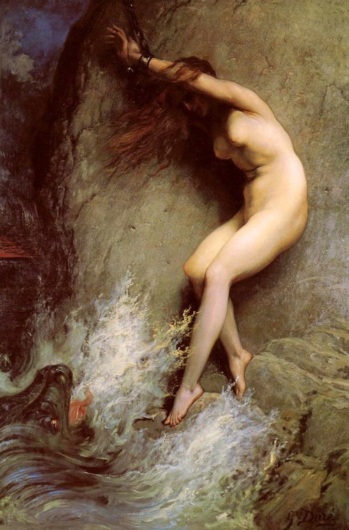 Andromède par Gustave Doré 