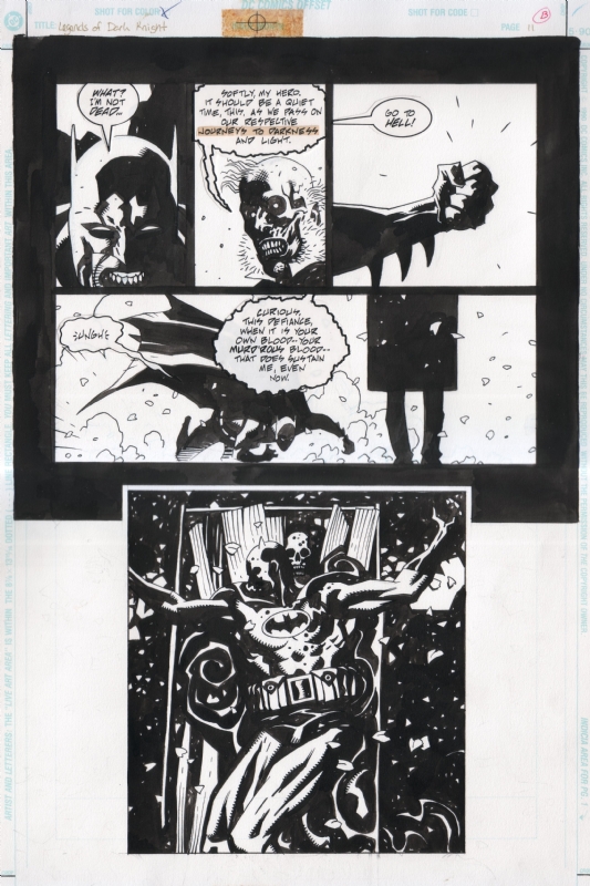 Sérieux, c’est Hellboy qui troque son imper pour une cape, là. (C) DC Comics