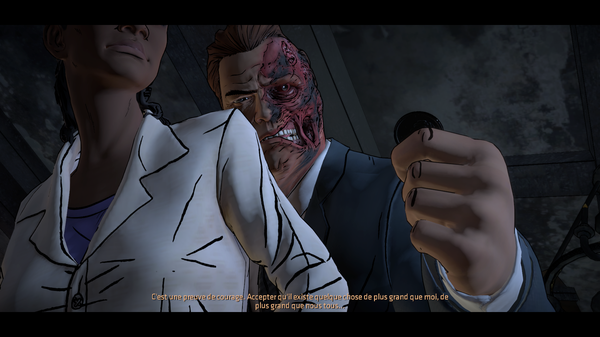 Vous avez le choix de ne pas créer ce personnage défiguré. Mais avouez que vous en avez envie ! ©Telltale Games Source : jeuxvideo.com http://www.jeuxvideo.com/screenshots/451777-0-0