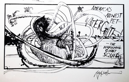 FBI : L’hydre nixonienne. ©Ralph Steadman