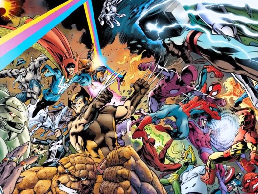 Des super-héros à la pelle : normal, pour un artiste né un 18 juin ?   Marvel Comics 