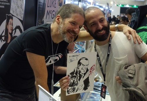 Adlard toujours sympathique avec ses fans.