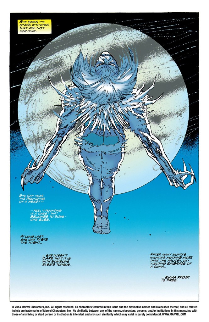 En un épisode : Emma Frost rejoint les Xmen et le lecteur découvre le potentiel infini du plus sous-estimé des Xmen : Iceberg Marvel Comics 