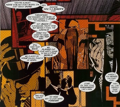 Qu’eeest-ce qu’il fait là Grant Morrison ? (et puis surtout, qu’est-ce qu’il raconte ???) © DC Comics
