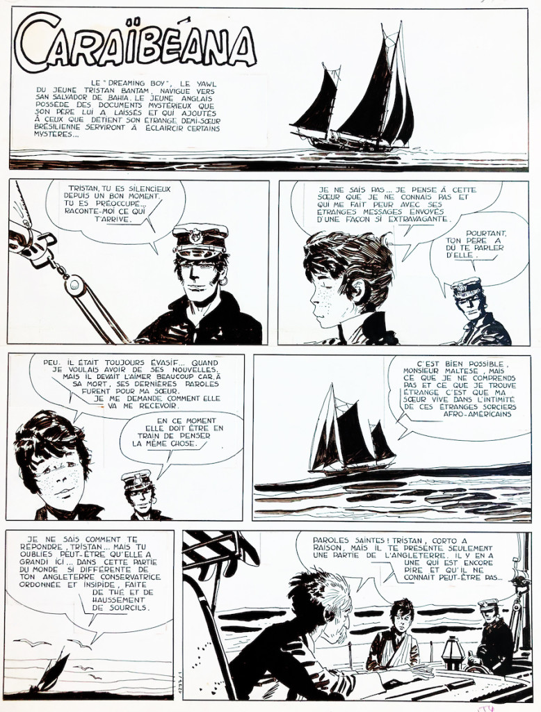Eh ouais, la première publication de cette planche, c’était dans la presse communiste ! © Casterman 