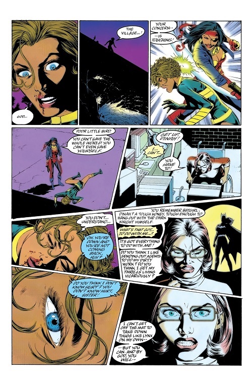 L'alchimie entre les personnages en une seule page. ©Gary Frank-1996-DC COMICS