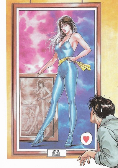 CAT'S EYE se situe dans le même monde que CITY HUNTER, un univers partagé? © Tsukasa Hôjô/Shueisha/illustration book.