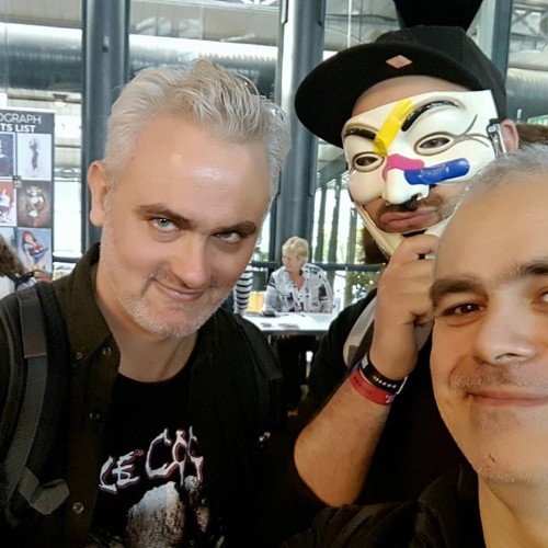 Avec Florent Bulles et MC Twhip, le comic con est le rendez-vous de la communauté geek. ©Patrick 6 